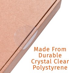 Versatile 1 Inch Clear Circle Labels – 5000 Seals for Gifts, Invitations & More