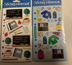 Stickopotamus & Sticko Sports & School Themed Sticker Lot Of 10