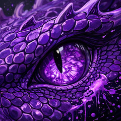 USA Veteran Made Dragon Eye Elemental Set of Four Cardstock Prints 8×8 Square