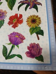 2 SHEETS 20 Pcs Sparkling Stickers Flowers Floral Brand New Vintage
