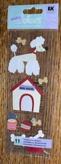 RARE Jolees Poodle Dog House Bone Food Treats Ball Pet Puppy Scrapbook Stickers