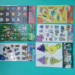 SandyLion Kids Stickers Embroidery Sequin Large Lot of 20 Sealed Packs/Books #1
