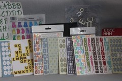 Alphabet Sticker Lot Thousands Multi Color Size Shape Style 3D Foam Glitter NEW