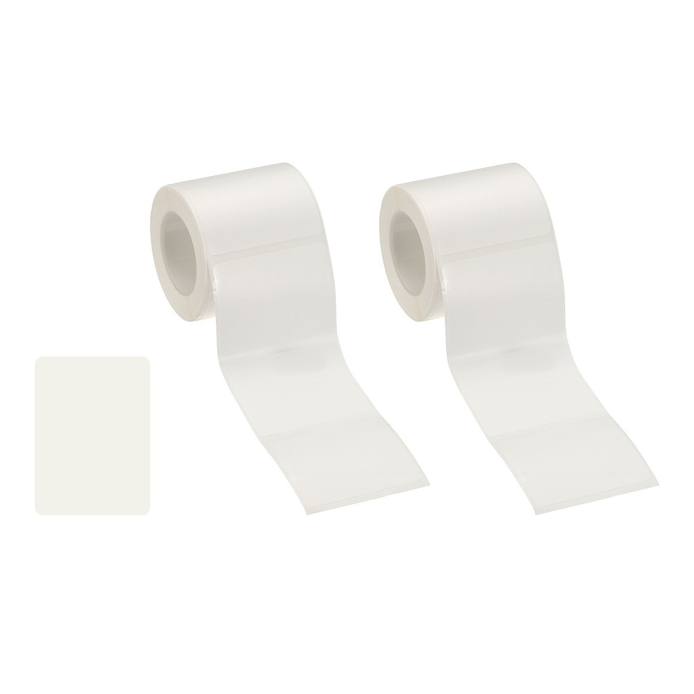 440 Pcs Thermal Sticker Paper, 1.6×1.2″ Square Thermal Printer Label, White