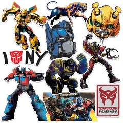 TRANSFORMERS RISE OF THE BEASTS VARIETY DIE CUT VINYL 9 CT STICKER PACK