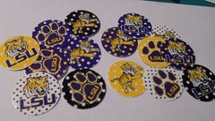 Pre Cut One Inch LSU Images 2
