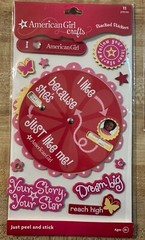 American Girl Crafts Lot of Bubble & Stacked Stickers 2010 NEW