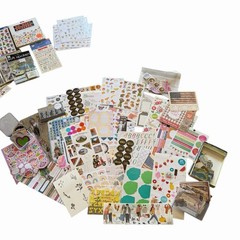 Huge Sticker Lot Scrapbook Planner Kawaii Vintage Ephemera Craft Bundle Destash
