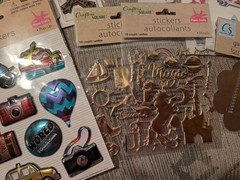 Huge Scrapbook Embellishment Lot Stickers Craft Supplies New