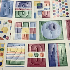 Vintage Scrapbook Alphabet LOT – 13 Sets of Random Theme Shaped Letters/Numbers