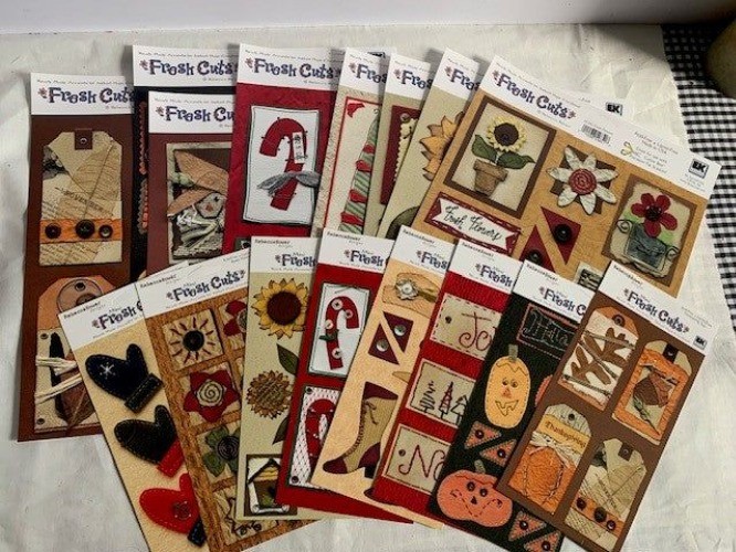 EK Success Fresh Cuts by Rebecca Sower set of 17 sheets