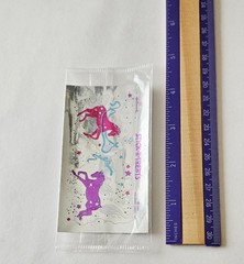 Vtg Stick R Treats Stickers NIP Hallmark Foil Unicorns 1984 Halloween Reflective
