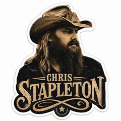 Chris Stapleton Sticker/Country/Country Music/Style 2