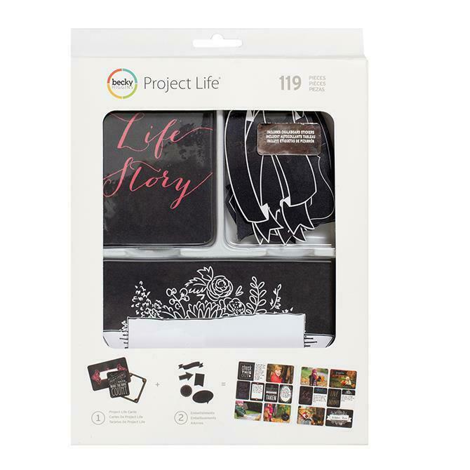 Becky Higgins – Chalkboard – Project Life Value Kit 119pc Family Planner Album
