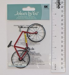 Jolee’s Large Red Bicycle Bike Scrapbooking Embellishment