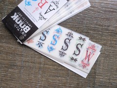 Narratives Swatch Book Impress-ons Alphabet Rub-ons Used Crafts Scapbooking ABC