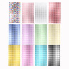 3120pcs 6mm Self-Adhesive Rhinestone Stickers Gem Stickers Jewels Crystal Emb…
