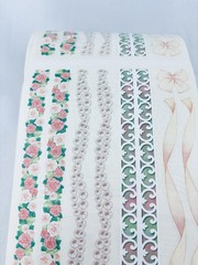 Vintage Sandy Lion Sticker Roll Wedding Border Scrapbooking Sandylion Craft