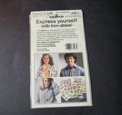 New Vintage 1984 Blonde Girls 80s Scratch & Sniff Iron-ables Mark 1 Chicago ILL