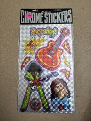 RARE Vintage 80’s Mark 1 Chrome Stickers Rock N Roll Superstar NEW