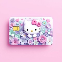 Hello Kitty Credit/Debit Card Skin Sticker Cover