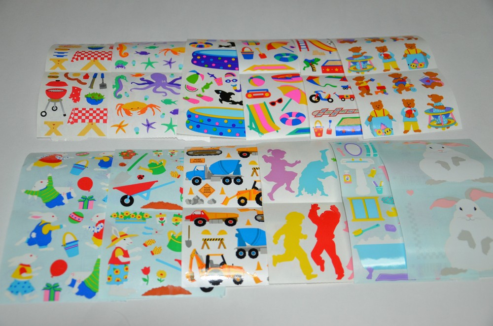 Mrs. Grossman Stickers Construction Park Beach Pool You Choose