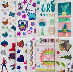 Hello Kitty, Disney Princess Snow Wite SOFIA Aurora Little Mermaid 159+ STICKERS