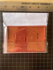 New Darkroom Door Rubber Stamp BOAT SHED cling free USA ship