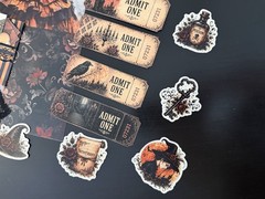 93 Pc Witch Junk Journal Kit Halloween Ephemera Bundle Tags Papers Gothic Art