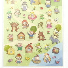 Fairy Tale Storybook Sticker Sheet Japan Kawaii Planner Scrapbook