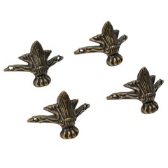 Home Corner Protector Box Decorative Zinc Alloy 42x30mm 4PCS Accessories