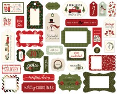 HELLO CHRISTMAS MEGA BUNDLE Carta Bella collection, stickers, chipboard accents