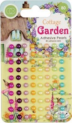 Craft Consortium COTTAGE GARDEN ADHESIVE PEARLS (80PC) scrapbooking