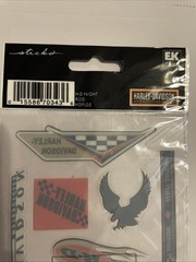 2007 EK Success Harley Davidson Scrapbook Flat Stickers Motorcycle