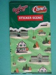 Raising Cane’s 2025 A Christmas Story Sticker Scene – Sealed Pack Free Shipping
