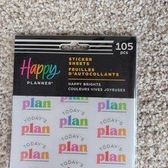 Happy Planner Happy Brights Colorful Plan Things Sticker Sheets 105 pc