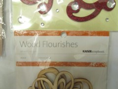 RECOLLECTIONS WOOD CRAFT FLOWERS & RHINESTONES 15 CT LOT NWT #14 CR32
