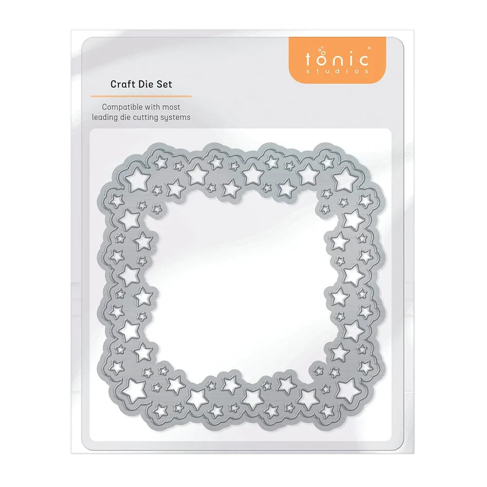 #4677 e – TONIC STUDIOS METAL CUTTING DIE – STARBURST SQUARE SET