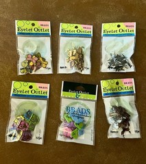 Eyelet Outlet Brads Lot of Animals NEW 6 packs Card Making Scrapbooking