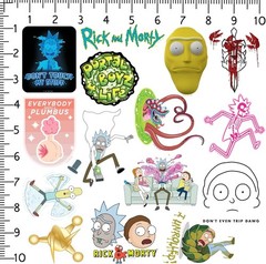 RICK AND MORTY TRENDY VARIETY DIE CUT VINYL 50 CT STICKER PACK