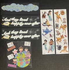 Scrapbooking Lot Disney Mickey Mouse Winnie The Pooh Princesses Sticker & Pages