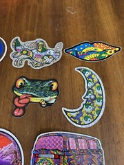 24 Vintage Prism Vending Machine Stickers lot Hippie 90’s Peace Rainbow Mushroom