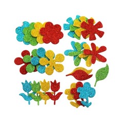 Sparkling Number Star Heart Flower Sticker for Kid Craft Birthday Decoration