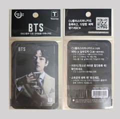 BTS Rare JK & V SET CU Tmoney T money Official Transport Photo Card Limited