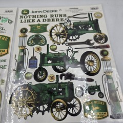 John Deere Farm Scrapbooking Stickers Lot Of 4