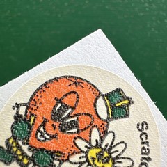 3M Murple Character Single Citrus Orange vintage 80s scratch & sniff sticker