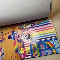 Lisa Frank Giant Sticker Activity Pad Over 2000 Stickers Partial Bendon