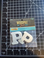 Hobby Lobby Woodpile 1.75” Wood Letters (4 Pieces Of Letter P) Still Sealed New