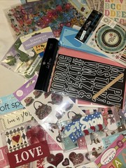 Mixed Lot of 125+ Scrapbook Stickers Die Cuts NEW Jolees Sticko, Heidi..,.