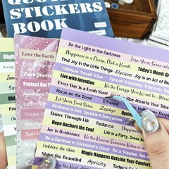 2346PCS Quote Stickers for Scrapbooking 48 Sheets Inspirational Craft Kit
